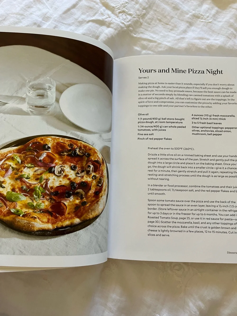 The Newlywed Table Cookbook Hardcover by Maria Zizka Cream & Gold